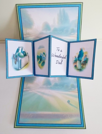 A Morning Game of Bowls Twist and Pop Card by Pam Stubley