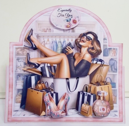 Happy Shopper Tent Card Kit by Pam Stubley