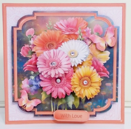 Bright Bouquet - Decoupage Card Mini Kit by Pam Stubley