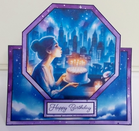 Celebrating in the City Octagon Tent by Pam Stubley
