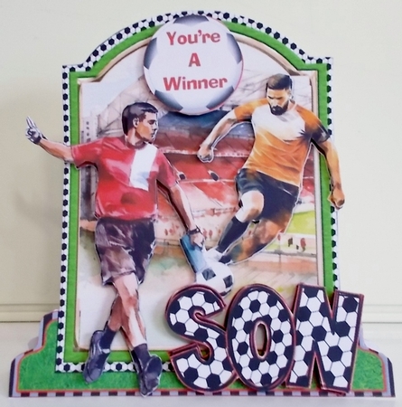 The Beautiful Game 2 XL Shaped Card Kit by Pam Stubley