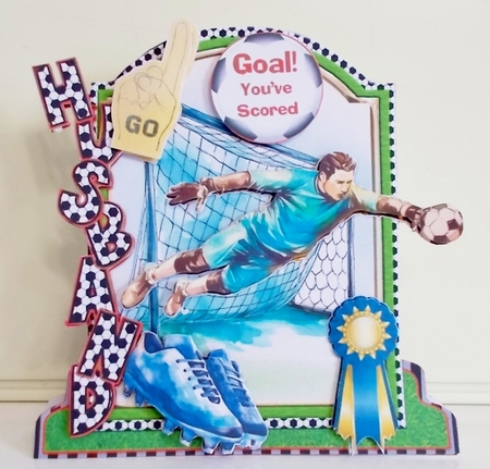 The Beautiful Game 3 XL Shaped Card Kit by Pam Stubley