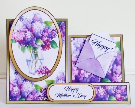 Side stepper Lovely lilacs by Pam Stubley