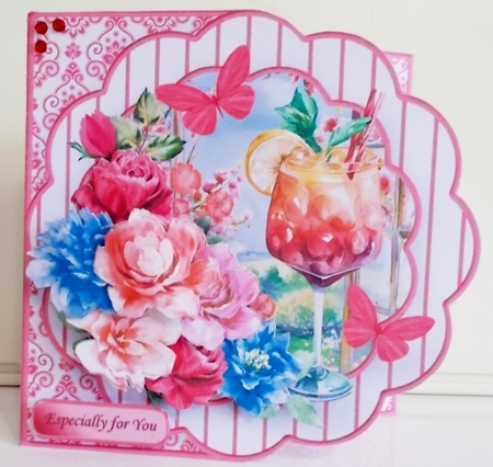 Cocktail Time - Petal Card Mini Kit by Pam Stubley