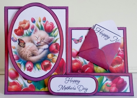 Sleepy Kitten Side Stepper by Pam Stubley