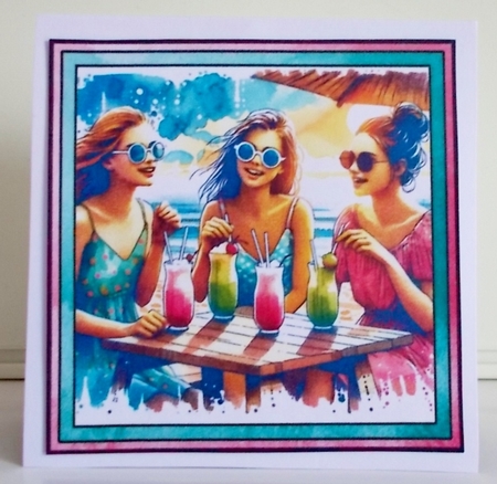 Cocktails on the Beach Twist and Pop by Pam Stubley