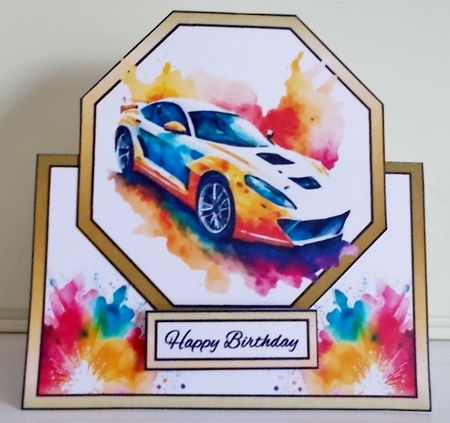 Octagon tent Super car by Pam Stubley