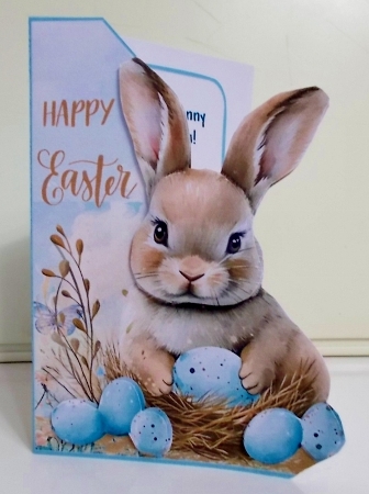 Easter Bunny Shaped Card Mini Kit by Pam Stubley