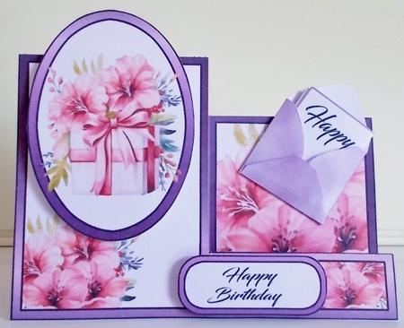 Side stepper Floral gift box 2 by Pam Stubley
