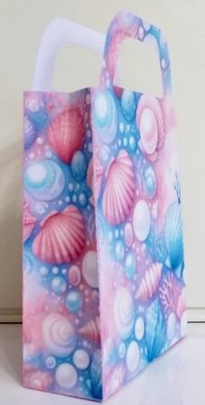 Pink pearl and shell gift bag 3 by Pam Stubley