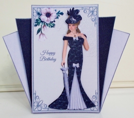 Art Deco Stand Up Card 05 Mini Kit by Pam Stubley