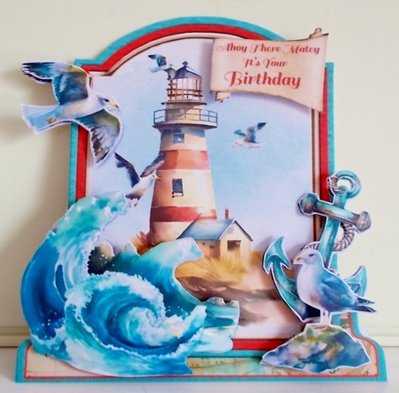 Seas the Day 1 XL Shaped Card Kit by Pam Stubley