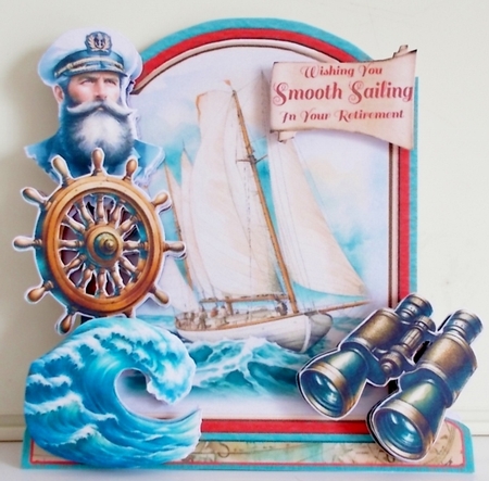 Seas the Day 2 XL Shaped Card Kit by Pam Stubley
