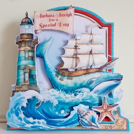 Seas the Day 3 XL Shaped Card Kit by Pam Stubley