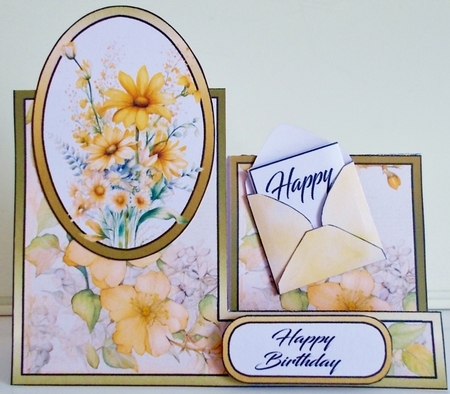Side stepper Yellow flowers by Pam Stubley