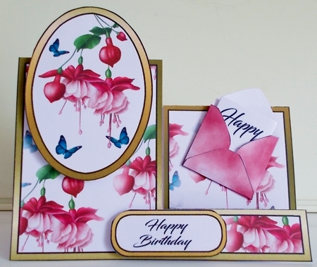 Side stepper Fuchsias by Pam Stubley