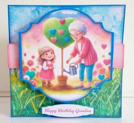 Gardening with Grandma 6 Inch Square by Pam Stubley