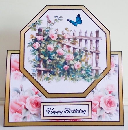Octagon tent Rose gate by Pam Stubley