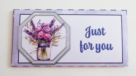 Lavender Money Wallet by Pam Stubley
