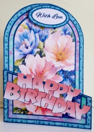 Cutaway Pretty bouquet by Pam Stubley