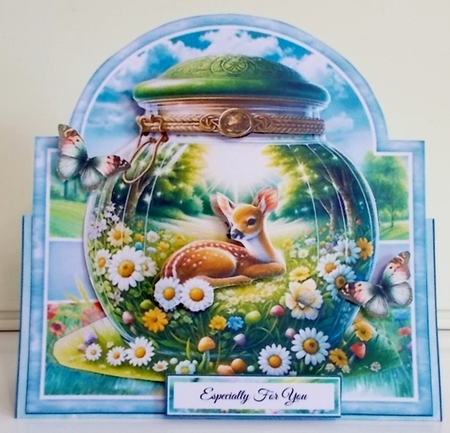 Magical Animal Jar Tent Card Kit by Pam Stubley