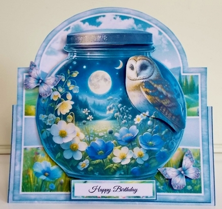 Magical Animal Jar 02 Tent Card Kit by Pam Stubley