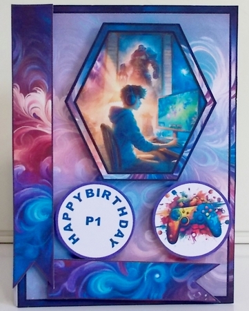Inspired by League of Legends Hexagon Popout Card by Pam Stubley