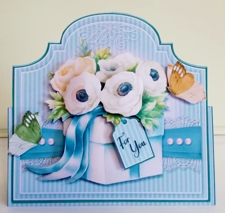 Flower Box Tent Card Kit-2 by Pam Stubley