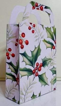 Holly gift bag (n) 4 by Pam Stubley