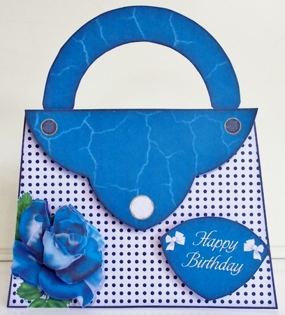 Handbag A-05 - Shaped Decoupage Mini Kit by Pam Stubley
