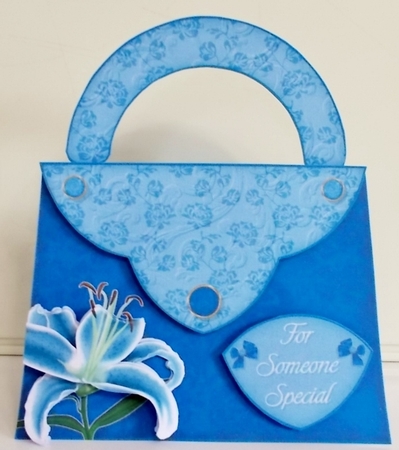 Handbag A-15 - Shaped Decoupage Mini Kit by Pam Stubley