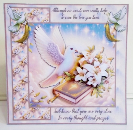 Every thought and prayer 8x8 by Pam Stubley