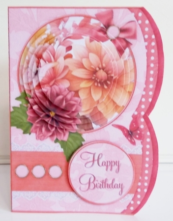Peachy Keen - Double Rounded Edge Card Mini Kit by Pam Stubley