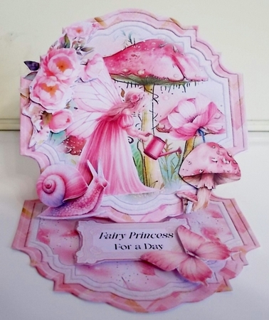 Once Upon a Fairytale 1 Shaped Easel by Pam Stubley