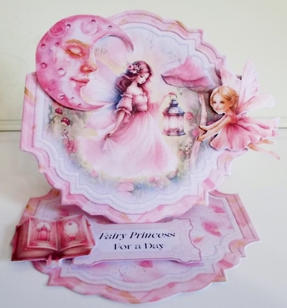Once Upon a Fairytale 3 Shaped Easel by Pam Stubley