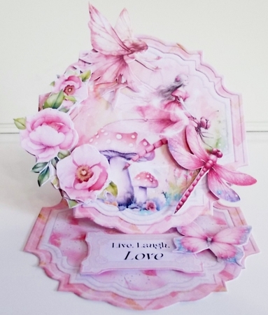 Once Upon a Fairytale 4 Shaped Easel by Pam Stubley
