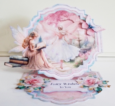Once Upon a Fairytale 18 Shaped Easel by Pam Stubley