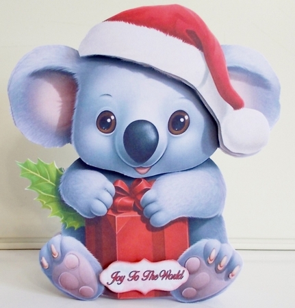 Christmas Koala Shaped Tent Fold MIni Kit by Pam Stubley