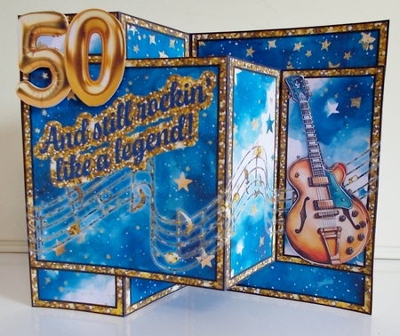 Rockin Like A Legend 5 x 7 Inch Z-Fold Kit by Pam Stubley