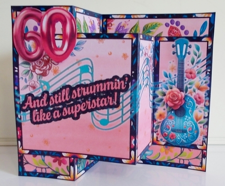 Strummin Like A Superstar 5 x 7 Inch Z-Fold Kit by Pam Stubley