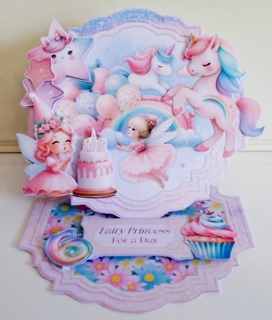 Fairy Birthday to You 3 Shaped Easel by Pam Stubley