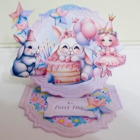 Fairy Birthday to You 4 Shaped Easel by Pam Stubley