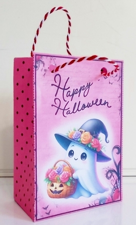 Floral Ghostie Mini Gift Bag by Pam Stubley