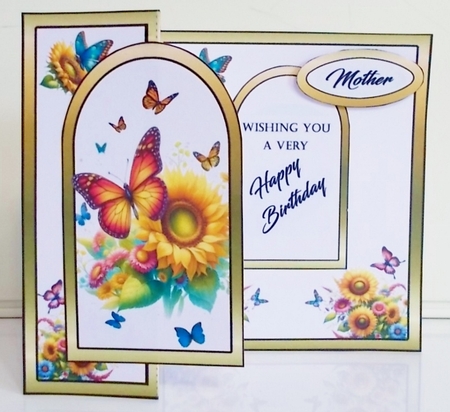 FB Sunflowers & butterflies by Pam Stubley