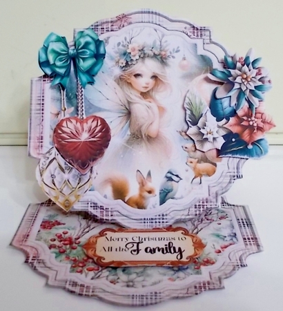 A Christmas Fairytale 1 Shaped Easel by Pam Stubley