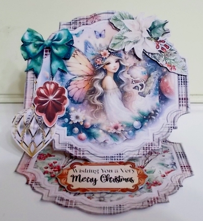 A Christmas Fairytale 9 Shaped Easel by Pam Stubley