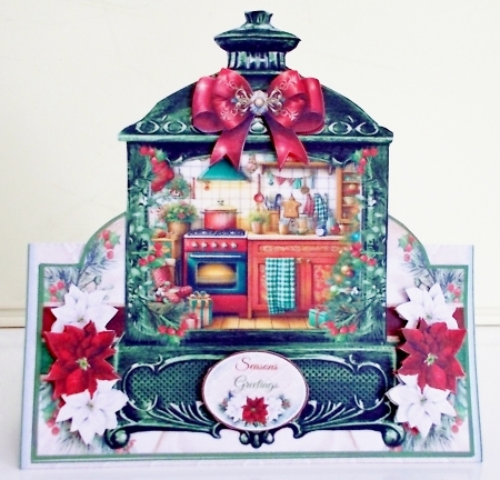 Christmas Kitchen Tent Card Kit  by Pam Stubley