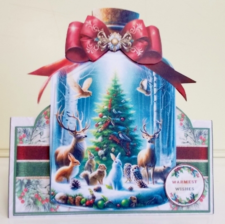 Christmas In A Bottle 02 Tent Card Kit  by Pam Stubley