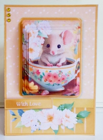 Whats for Tea? - A5 Pyramid Card Mini Kit by Pam Stubley