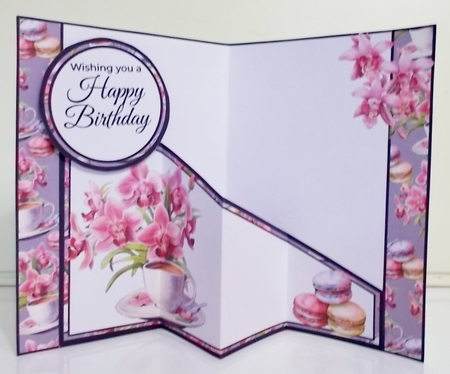 Orchid Afternoon Tea Diagonal Popout Kit by Pam Stubley